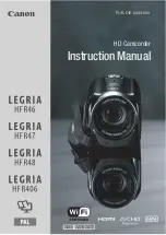 Canon LEGRIA HF R46 Instruction Manual preview