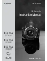 Preview for 1 page of Canon LEGRIA HFM40 Instruction Manual