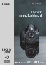 Preview for 1 page of Canon Legria HFM52 Instruction Manual