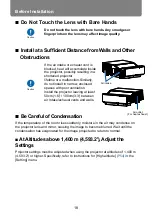 Предварительный просмотр 18 страницы Canon LH-WU350UST User Manual