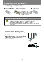 Предварительный просмотр 27 страницы Canon LH-WU350UST User Manual