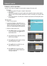 Preview for 71 page of Canon LH-WU350UST User Manual