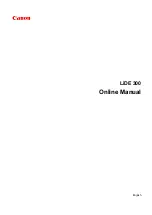 Preview for 1 page of Canon LiDE 300 Online Manual