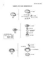 Preview for 3 page of Canon LIFE SIZE CONVERTER EF Parts Catalog