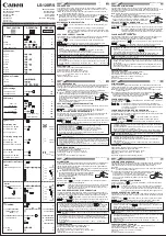 Предварительный просмотр 1 страницы Canon LS-120RS Instructions