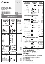 Canon LS-123T User Instructions предпросмотр