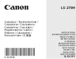 Canon LS-270H User Manual preview