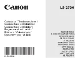 Предварительный просмотр 1 страницы Canon LS-270H User Manual