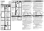 Canon LS-39E Instructions preview