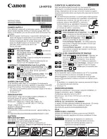 Canon LS-80TCG Instructions preview