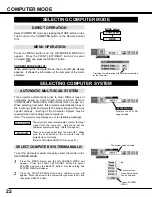 Предварительный просмотр 22 страницы Canon LV-5100 Owner'S Manual