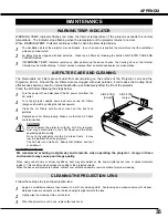 Предварительный просмотр 35 страницы Canon LV-5100 Owner'S Manual