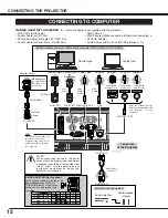 Предварительный просмотр 12 страницы Canon LV-5200 Owner'S Manual