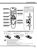 Предварительный просмотр 15 страницы Canon LV-5200 Owner'S Manual