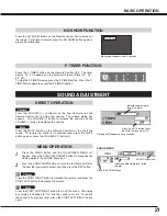 Preview for 21 page of Canon LV-5200 Owner'S Manual