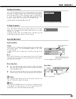 Предварительный просмотр 21 страницы Canon LV-5210 Owner'S Manual