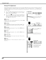 Предварительный просмотр 30 страницы Canon LV-5220 - Multimedia Projector SVGA Owner'S Manual