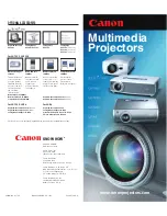 Preview for 1 page of Canon LV-5220 - Multimedia Projector SVGA Specifications