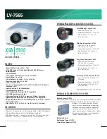 Предварительный просмотр 3 страницы Canon LV-5220 - Multimedia Projector SVGA Specifications