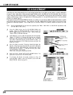 Предварительный просмотр 24 страницы Canon LV-7105 Owner'S Manual