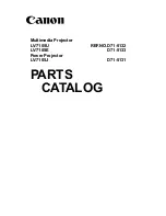 Предварительный просмотр 103 страницы Canon LV-7105 Service Manual