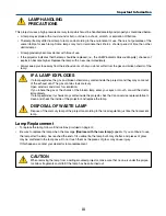 Preview for 4 page of Canon LV-7250 User Manual