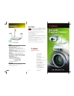 Предварительный просмотр 1 страницы Canon LV-7255 Brochure