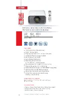 Предварительный просмотр 11 страницы Canon LV-7280 Features