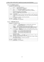 Предварительный просмотр 21 страницы Canon LV-7290 Command Specifications