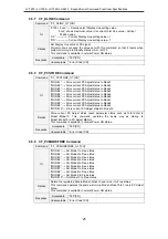 Предварительный просмотр 25 страницы Canon LV-7290 Command Specifications