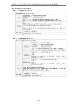 Предварительный просмотр 26 страницы Canon LV-7290 Command Specifications