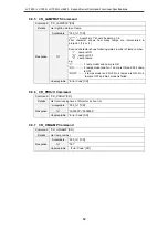 Preview for 62 page of Canon LV-7290 Command Specifications