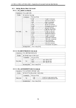 Предварительный просмотр 64 страницы Canon LV-7290 Command Specifications