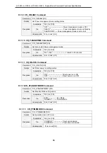 Предварительный просмотр 66 страницы Canon LV-7290 Command Specifications