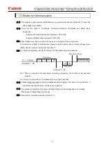 Preview for 6 page of Canon LV-7292A Command Specifications