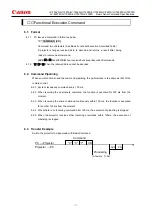 Preview for 10 page of Canon LV-7292A Command Specifications