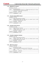 Preview for 20 page of Canon LV-7292A Command Specifications