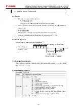 Preview for 22 page of Canon LV-7292A Command Specifications