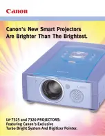 Canon LV-7320 Brochure & Specs preview