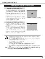 Предварительный просмотр 19 страницы Canon LV-7320 Owner'S Manual