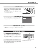 Предварительный просмотр 21 страницы Canon LV-7320 Owner'S Manual