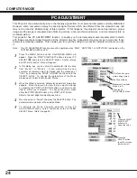 Предварительный просмотр 24 страницы Canon LV-7320 Owner'S Manual