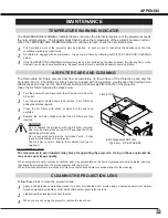 Предварительный просмотр 33 страницы Canon LV-7320 Owner'S Manual