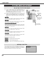 Preview for 30 page of Canon LV-7320U Owner'S Manual