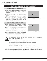 Предварительный просмотр 20 страницы Canon LV-7325 Owner'S Manual