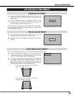 Предварительный просмотр 21 страницы Canon LV-7325 Owner'S Manual