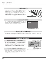 Предварительный просмотр 22 страницы Canon LV-7325 Owner'S Manual