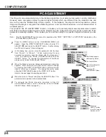 Предварительный просмотр 24 страницы Canon LV-7325 Owner'S Manual