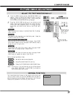 Предварительный просмотр 27 страницы Canon LV-7325 Owner'S Manual