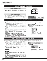 Предварительный просмотр 30 страницы Canon LV-7325 Owner'S Manual